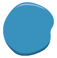 Electric blue paint swatch